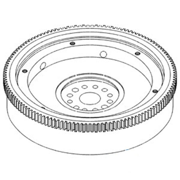 Flywheel Ring Gear Fits Case-IH Tractor Models 21206 21256 21456 1206